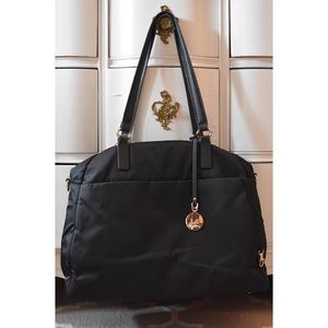 Lo & Sons - The O.G. Bag in Black, Tan Interior
